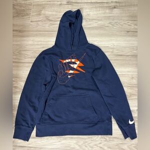 Nike 3 brand boys' sweater size L blue